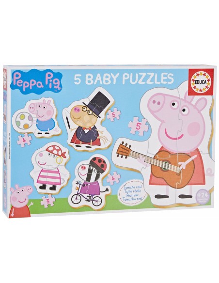 Set de 5 Puzzles Peppa Pig Baby | Tienda24 Tienda24.eu