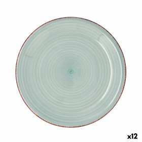 Prato de Jantar Quid Vita Aqua Turquesa Cerâmica Ø 27 cm (12 Unidades) de Quid, Pratos e fontes - Ref: S2707705, Preço: 44,17...