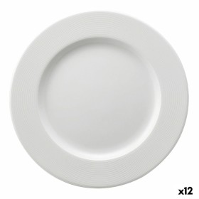 bandeja de aperitivos Bidasoa Fosil Branco Cerâmica Alumina 25,2 x 24,8 x 1,2 cm (6 Unidades) | Tienda24 - Global Online Shop Tienda24.eu