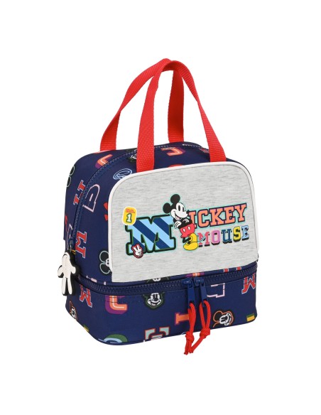 Lunchbox Mickey Mouse Clubhouse Only one Navy Blue 20 x 20 x 15 cm | Tienda24 Tienda24.eu