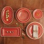 Teglia da Cucina Ariane Terra Ovale Ceramica Rosso (Ø 32 cm) (6 Unità) di Ariane, Piatti e teglie - Rif: S2707961, Prezzo: 91...