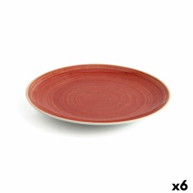 Flat plate Ariane Terra Ceramic Red (24 cm) (6 Units) by Ariane, Plates and dishes - Ref: S2707975, Price: 40,87 €, Discount: %