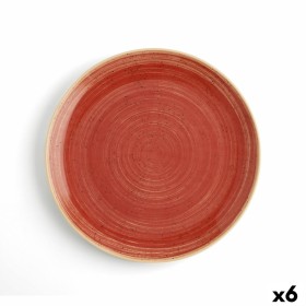 Flat plate Ariane Terra Ceramic Red (Ø 29 cm) (6 Units) by Ariane, Plates and dishes - Ref: S2707977, Price: 53,87 €, Discoun...