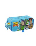 Trousse Fourre-Tout Triple Toy Story Ready to play Bleu clair (21,5 x 10 x 8 cm) | Tienda24 Tienda24.eu