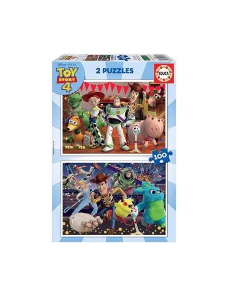 Set de 2 Puzzles Toy Story Ready to play 100 Pièces 40 x 28 cm | Tienda24 Tienda24.eu