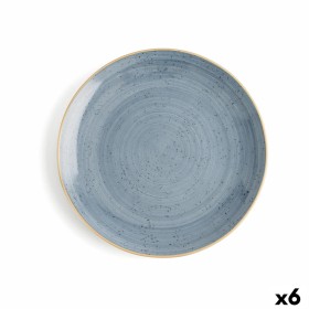 Assiette plate Ariane Terra Céramique Bleu (Ø 27 cm) (6 Unités) de Ariane, Plats et plateaux - Réf : S2707992, Prix : 59,02 €...