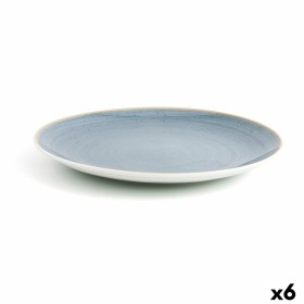 bandeja de aperitivos Bidasoa Fosil Branco Cerâmica Alumina 25,2 x 24,8 x 1,2 cm (6 Unidades) | Tienda24 - Global Online Shop Tienda24.eu