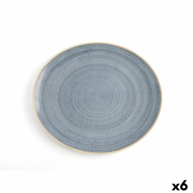 Schiefer-Effekt Keramikschale Quid Gastro Fresh Schwarz (40 x 30 cm) (12 Stück) | Tienda24 - Global Online Shop Tienda24.eu