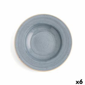 Plato Hondo Ariane Terra Cerámica Azul (Ø 26 cm) (6 Unidades) de Ariane, Platos y fuentes - Ref: S2708001, Precio: 57,23 €, D...