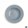 Suppenteller Ariane Terra aus Keramik Blau (Ø 26 cm) (6 Stück) | Tienda24 - Global Online Shop Tienda24.eu