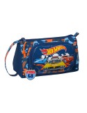 Bolsa Escolar Hot Wheels Speed club Laranja Azul Marinho 20 x 11 x 8.5 cm | Tienda24 Tienda24.eu