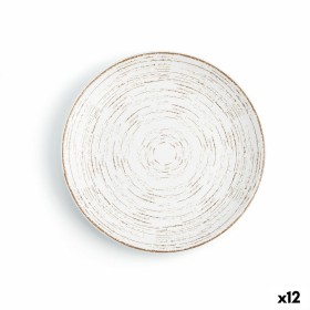 Piatto da pranzo Ariane Tornado White Bicolore Ceramica Ø 18 cm (12 Unità) di Ariane, Piatti e teglie - Rif: S2708022, Prezzo...