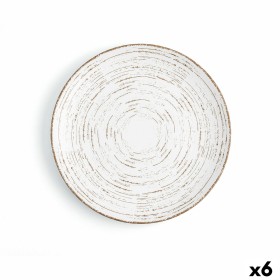 Prato de Jantar La Mediterránea GR39659 Grés Marfim (6 Unidades) (26 cm) | Tienda24 - Global Online Shop Tienda24.eu