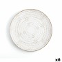 Flat Plate Ariane Tornado White Bicoloured Ceramic Ø 31 cm (6 Units) | Tienda24 - Global Online Shop Tienda24.eu