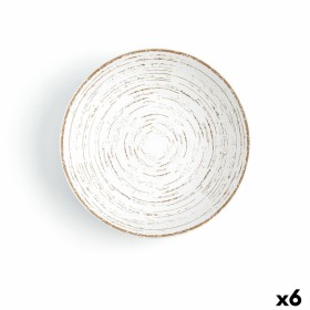 Deep Plate Ariane Tornado Ceramic Bicoloured (Ø 21 cm) (6 Units) by Ariane, Plates and dishes - Ref: S2708027, Price: 46,66 €...