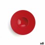 Piatto Fondo Ariane Antracita Ceramica Rosso (Ø 28 cm) (6 Unità) | Tienda24 - Global Online Shop Tienda24.eu