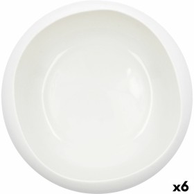 Prato Fundo Riscas Porcelana Preto Branco 20 x 4,7 x 20 cm | Tienda24 - Global Online Shop Tienda24.eu