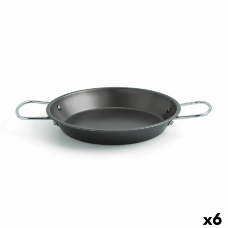 Paellera Quid Senia Negro Metal Acero Ø 26 cm (6 Unidades) de Quid, Paelleras - Ref: S2708113, Precio: 37,06 €, Descuento: %