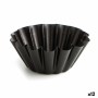 Molde para Flan Quid Sweet Grey Negro Metal Ø 14 cm (12 Unidades) de Quid, Moldes para tartas y bizcochos - Ref: S2708123, Pr...