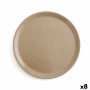 Plato Llano Anaflor Barro Anaflor Beige Barro cocido Ø 31 cm Carne (8 Unidades) de Anaflor, Platos y fuentes - Ref: S2708165,...