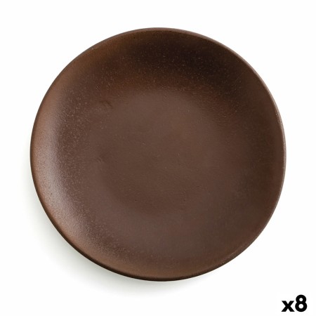 Flat Plate Anaflor Barro Anaflor Brown Ceramic Baked clay Ø 29 cm (8 Units) by Anaflor, Plates and dishes - Ref: S2708169, Pr...