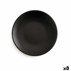 bandeja de aperitivos Bidasoa Fosil Preto Cerâmica Alumina 36 x 12,7 x 2,9 cm (9 Unidades) | Tienda24 - Global Online Shop Tienda24.eu