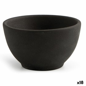 Bowl Quid Mineral Ceramic Black (9 x 5 cm) (18 Units) by Quid, Bowls and large cups - Ref: S2708284, Price: 88,02 €, Discount: %