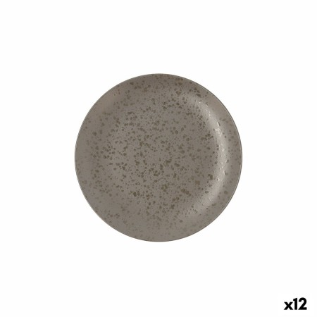 Piatto da pranzo Ariane Oxide Grigio Ceramica Ø 21 cm (12 Unità) | Tienda24 - Global Online Shop Tienda24.eu