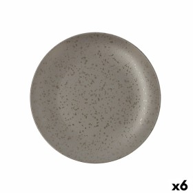 Flat plate Ariane Oxide Ceramic Grey Ø 27 cm (6 Units) by Ariane, Plates and dishes - Ref: S2708361, Price: 40,47 €, Discount: %