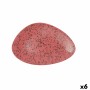 Plato Llano Ariane Oxide Triangular Cerámica Rojo (Ø 29 cm) (6 Unidades) de Ariane, Platos y fuentes - Ref: S2708380, Precio:...