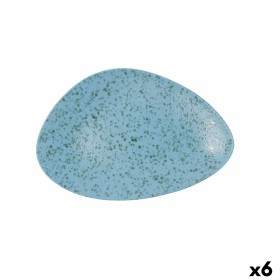 Flat plate Ariane Oxide Triangular Ceramic Blue (Ø 29 cm) (6 Units) by Ariane, Plates and dishes - Ref: S2708388, Price: 61,1...