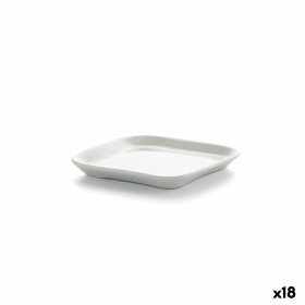 Plateau apéritif Ariane Alaska Blanc Céramique Carré 11,4 x 11,4 cm (18 Unités) de Ariane, Plats et plateaux - Réf : S2708389...