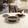 Flat plate Ariane Decor Ceramic Brown (Ø 15 cm) (24 Units) by Ariane, Plates and dishes - Ref: S2708604, Price: 62,92 €, Disc...