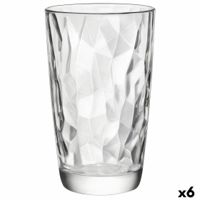 Vaso Bormioli Rocco Diamond Transparente Vidrio 470 ml 6 Unidades (Pack 6x) de Bormioli Rocco, Vasos de agua y de whisky - Re...