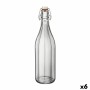 Bouteille Bormioli Rocco Oxford Transparent verre (1 L) (6 Unités) de Bormioli Rocco, Services et carafes à saké - Réf : S270...