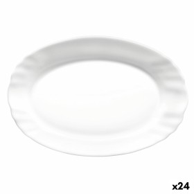 Kochschüssel Bormioli Rocco Ebro Oval Weiß Glas (22 cm) (24 Stück) von Bormioli Rocco, Teller und Schüsseln - Ref: S2708785, ...