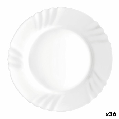 Plato Llano Bormioli Rocco Ebro Blanco Vidrio (24 cm) (36 Unidades) de Bormioli Rocco, Platos y fuentes - Ref: S2708787, Prec...