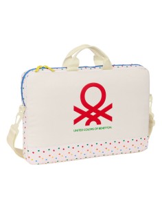 Valigetta per Portatile Benetton Topitos Bianco (40 x 27 x 4 cm) da Benetton, Borse e custodie per laptop e netbook - Ref: S4...