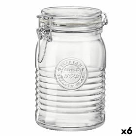 Récipient de Conservation des Aliments Bormioli Rocco Officina Transparent verre (6 Unités) (1,15 L) de Bormioli Rocco, Bocau...