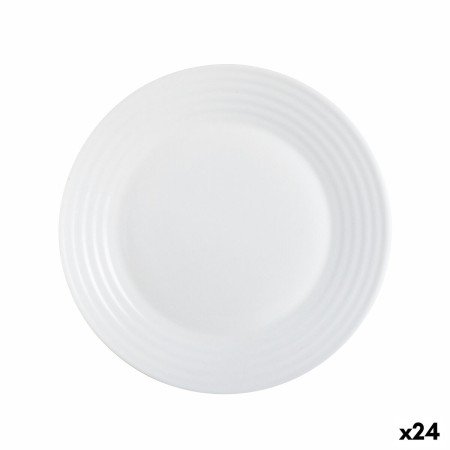 Assiette à dessert Luminarc Harena Blanc verre (19 cm) (24 Unités) | Tienda24 - Global Online Shop Tienda24.eu