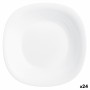 Assiette creuse Luminarc Carine Blanc verre (Ø 23,5 cm) (24 Unités) de Luminarc, Plats et plateaux - Réf : S2708945, Prix : 5...