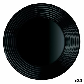 Piatto Fondo Luminarc Harena Nero Vetro (Ø 23,5 cm) (24 Unità) di Luminarc, Piatti e teglie - Rif: S2708982, Prezzo: 32,48 €,...