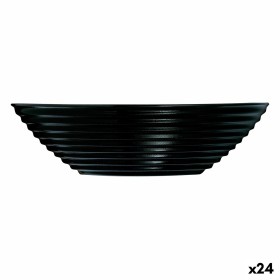 Bowl Luminarc Harena Negro Black Glass 16 cm (24 Units) by Luminarc, Bowls and large cups - Ref: S2708984, Price: 32,48 €, Di...