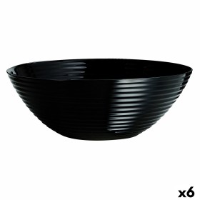 Saladeira Luminarc Harena Preto Vidro (Ø 27 cm) (6 Unidades) de Luminarc, Travessas e taças - Ref: S2709000, Preço: 29,21 €, ...