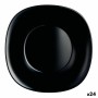 Deep Plate Luminarc Carine Black Glass (Ø 23,5 cm) (24 Units) by Luminarc, Plates and dishes - Ref: S2709015, Price: 50,74 €,...