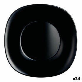 Flat plate Ariane Rock Ceramic Black (Ø 31 cm) (6 Units) | Tienda24 - Global Online Shop Tienda24.eu