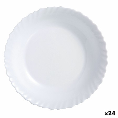 Assiette plate Luminarc Feston Blanc verre (25 cm) (24 Unités) de Luminarc, Plats et plateaux - Réf : S2709035, Prix : 27,90 ...