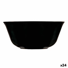 Bowl Luminarc Carine Negro Black Glass 12 cm Multi-use (24 Units) by Luminarc, Bowls and large cups - Ref: S2709057, Price: 4...