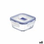 Hermetic Lunch Box Luminarc Pure Box Active 380 ml Bicoloured Glass (6 Units) | Tienda24 - Global Online Shop Tienda24.eu