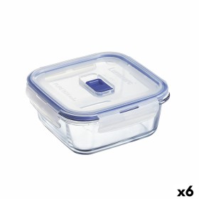 Lunchbox hermetisch Luminarc Pure Box Active 760 ml zweifarbig Glas (6 Stück) von Luminarc, Lagerung von Lebensmitteln - Ref:...